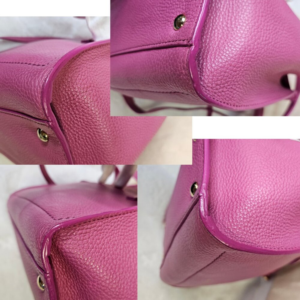 Authentic Salvatore Ferragamo Gancini Amy 21 Leather Tote - Picture 8 of 17